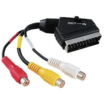 43467 - SCART-ADAP.IN/OUT-3 CINCH 43467 - SCART-ADAP.IN/OUT-3 CINCH