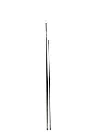 Stäbchen, Stäbchen-Set, Metallstäbe, Röhren, Schwarz-Silber