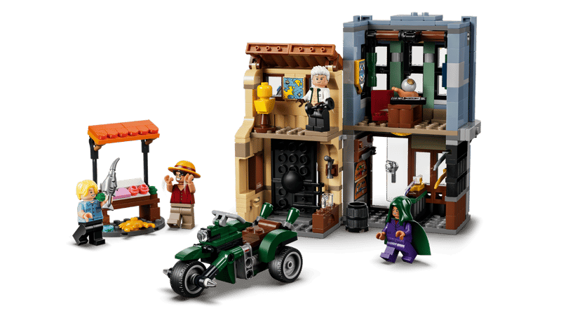 LEGO, Schaubühne, Motorrad, Figuren, Set