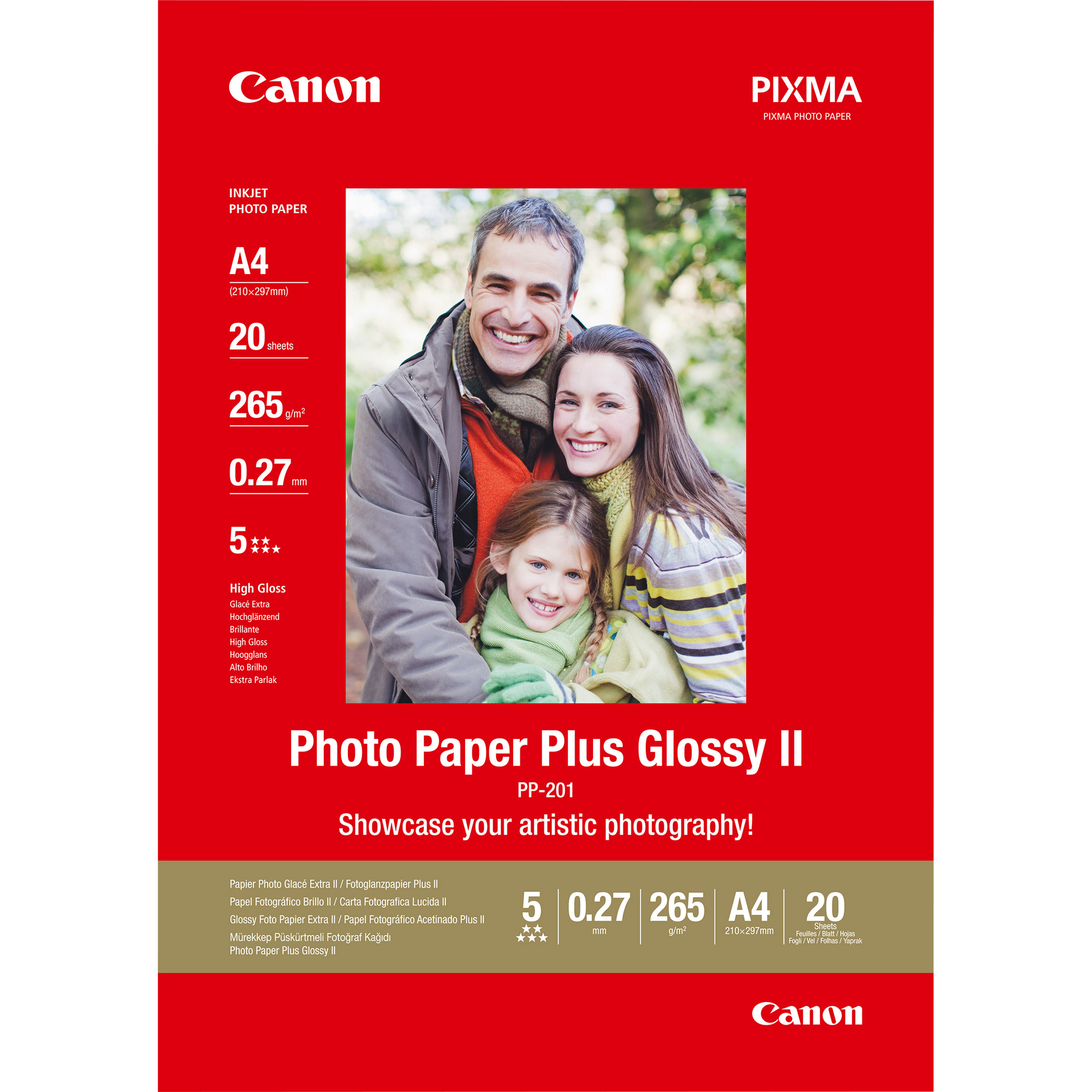 PP-201 Plus Fotopapier hochglänzend weiß A4 PP-201 Plus Fotopapier hochglänzend weiß A4