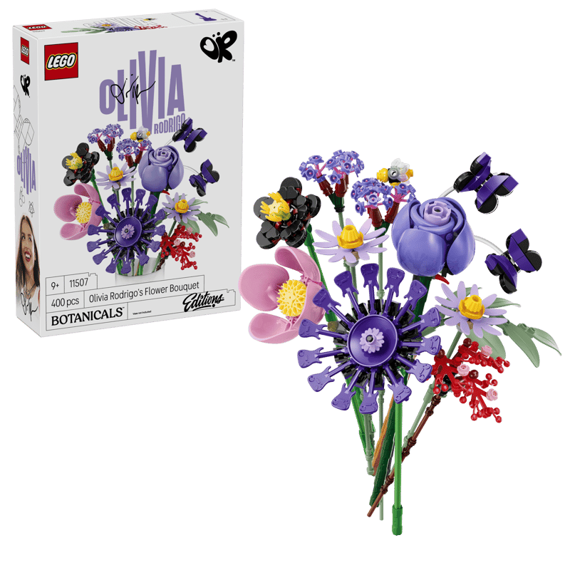Lego, Blumenbouquet, Botanicals, Purple, Kunststoff