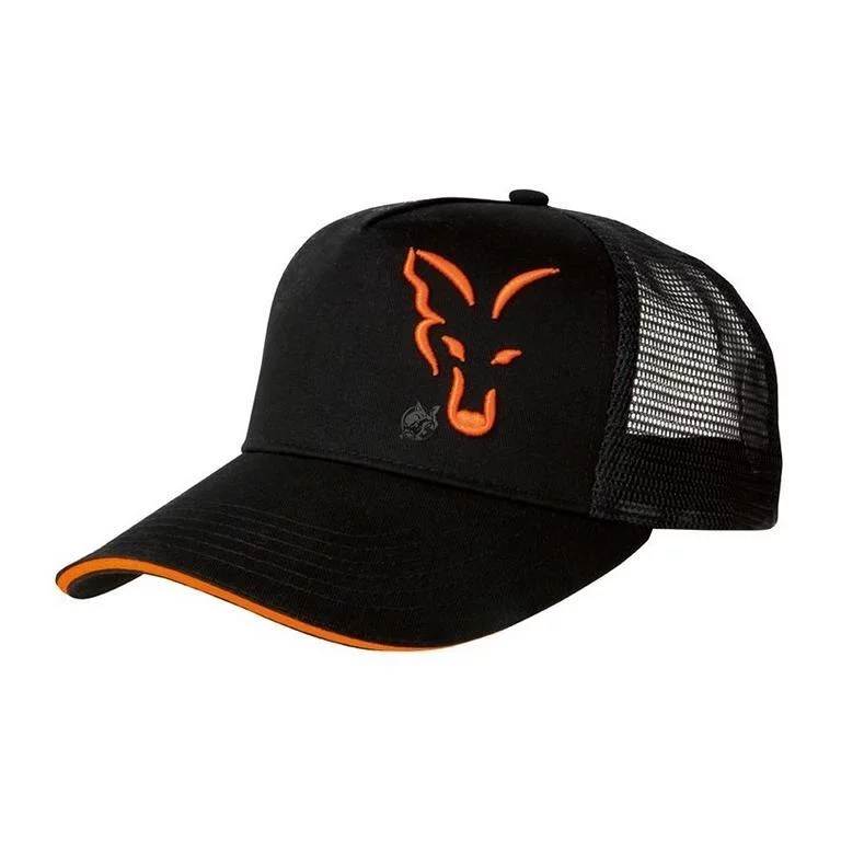 Black & Orange Trucker Cap Black & Orange Trucker Cap