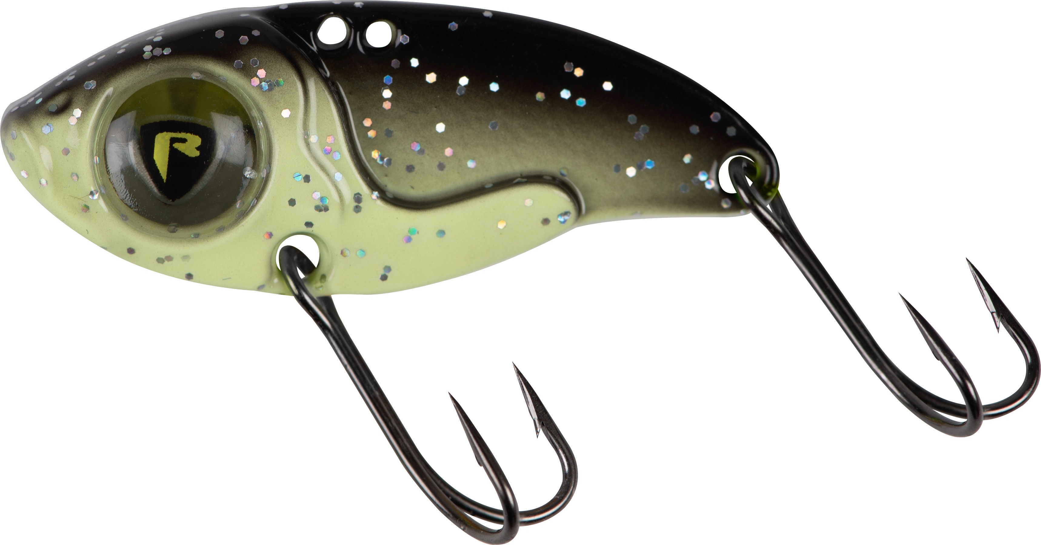 jig lure, soft plastic, glitter, grün/chrome, doppelhaken, Angellocken, Weichplastik-Angelleser, Glitzer, Doppelhaken-Lock, Zwei-Haken-Lachse
