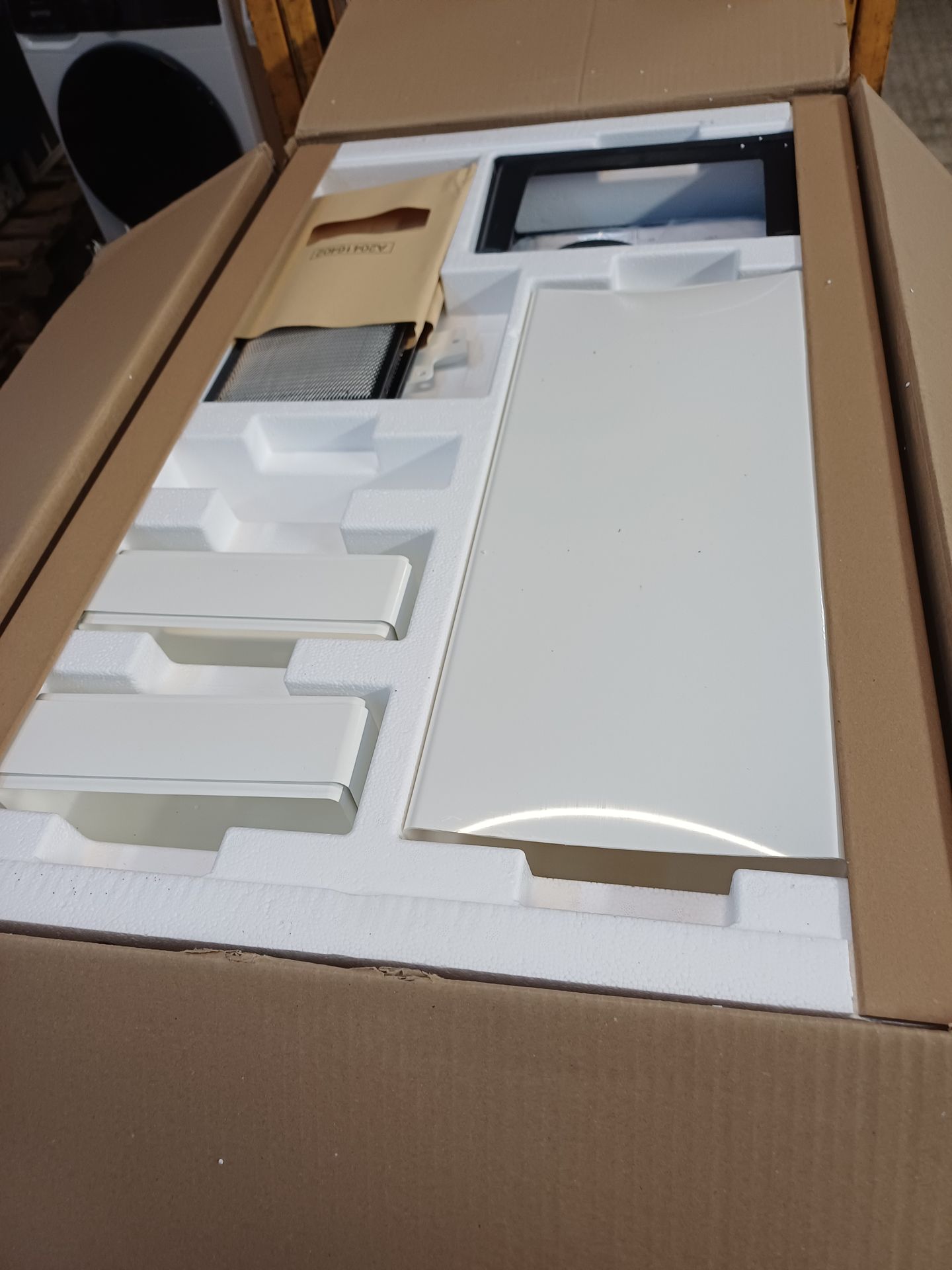 Kühlschrank, Backblech, Baukasten, Verpackung, Kartonverpackung