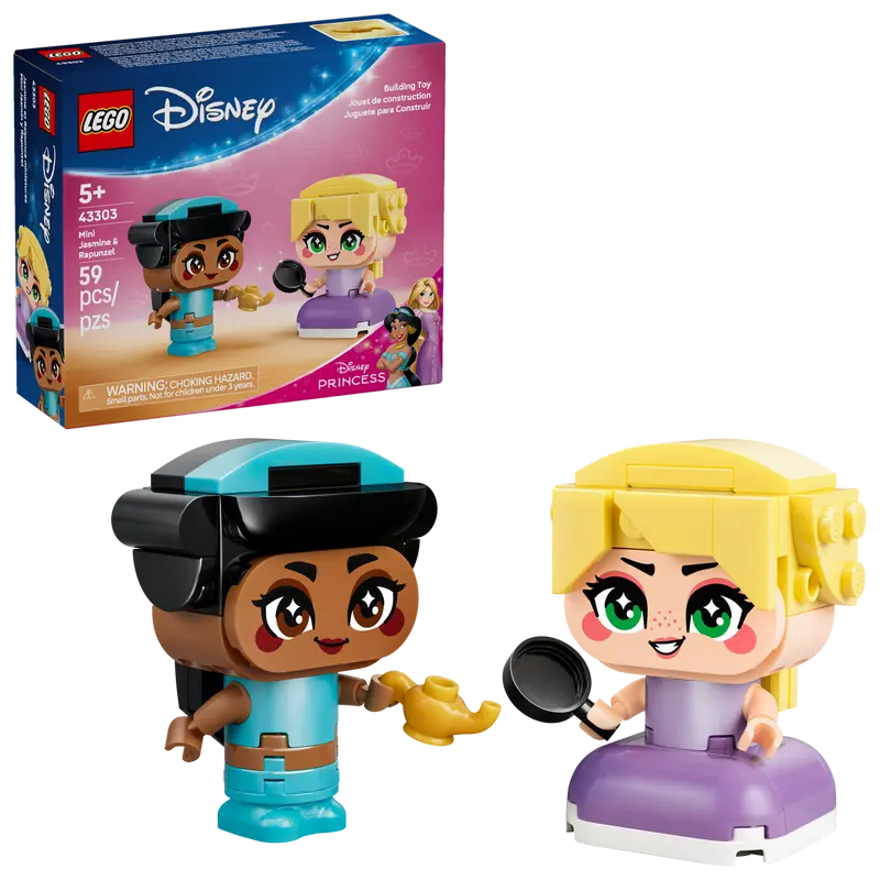 Die Mini-Prinzessinnen Jasmin und Rapunzel