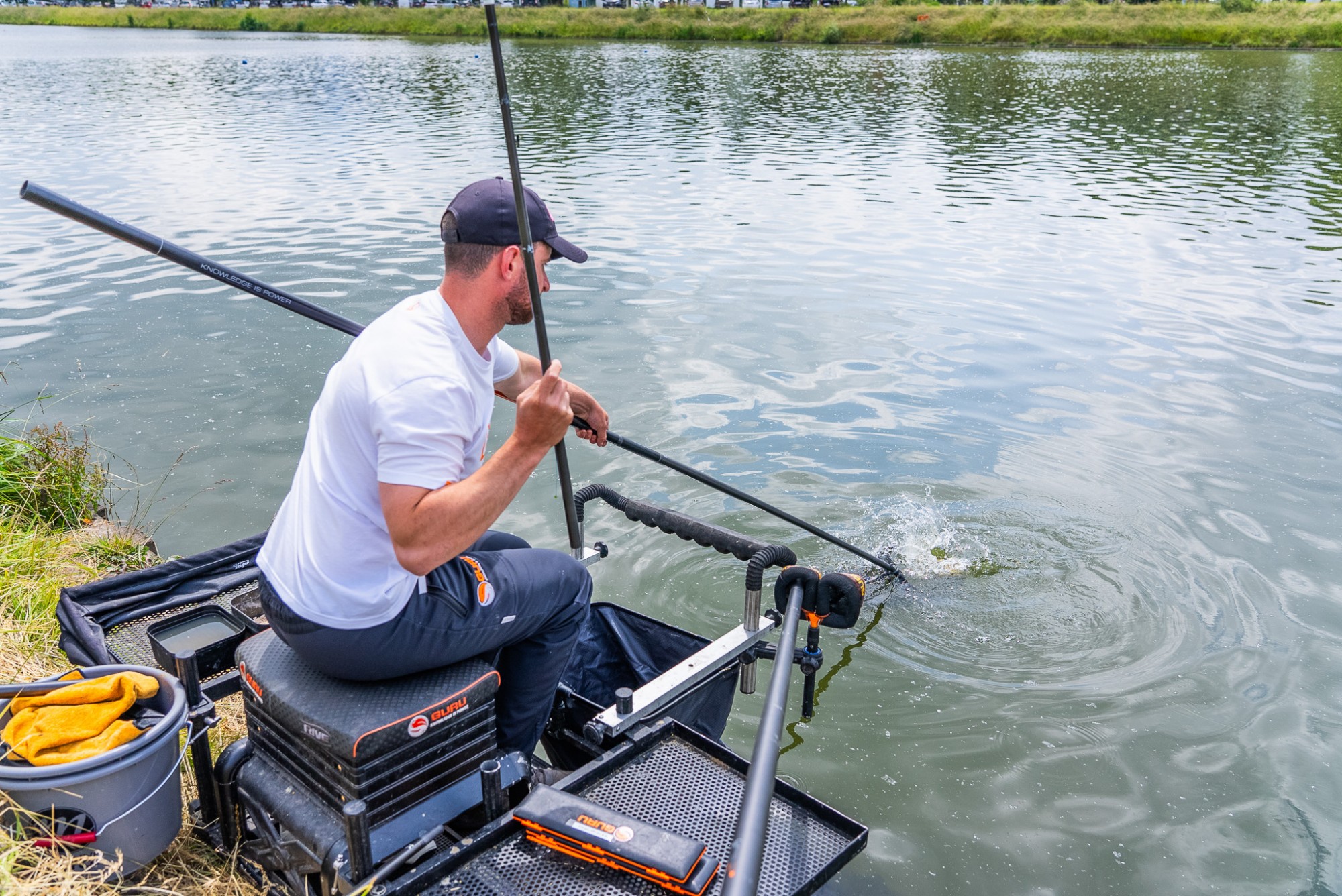 Fischen, Im Freien, Erwachsene, Mann, Person