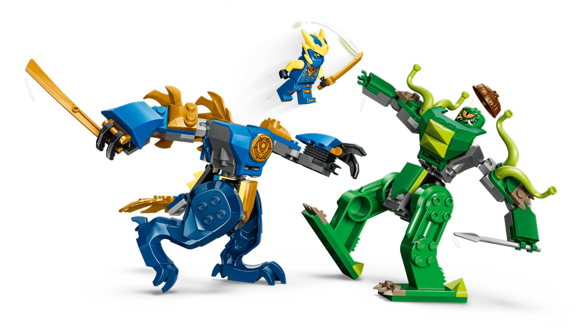 Lego, Krieger, Drachen, Robot, Kämpfer