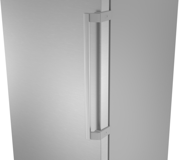 inoxidiert, Kühlschrank, Seitengriff, Gerät, Silber
