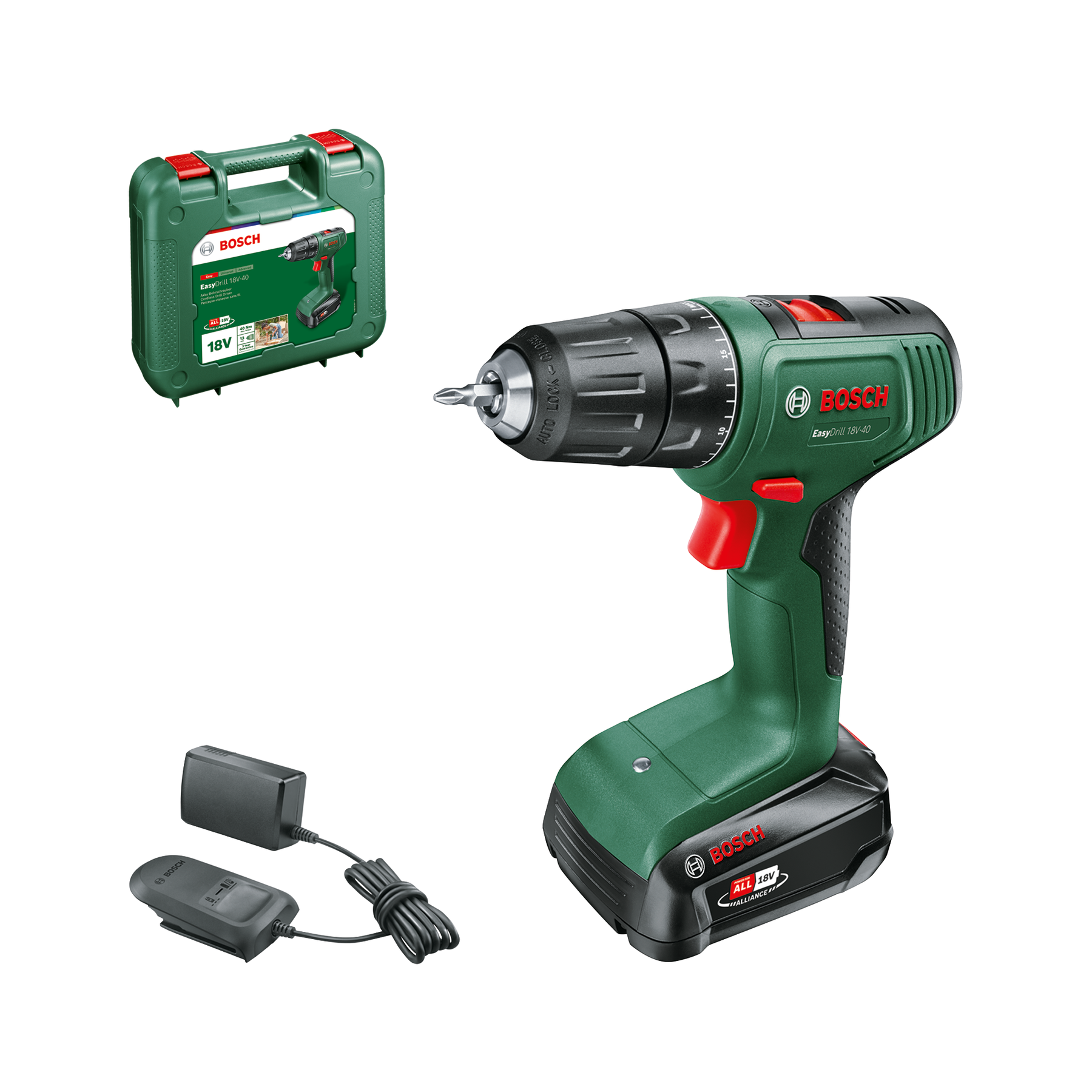 EasyDrill 18V-40 Gerät, Elektrische Bohrmaschine, Werkzeug