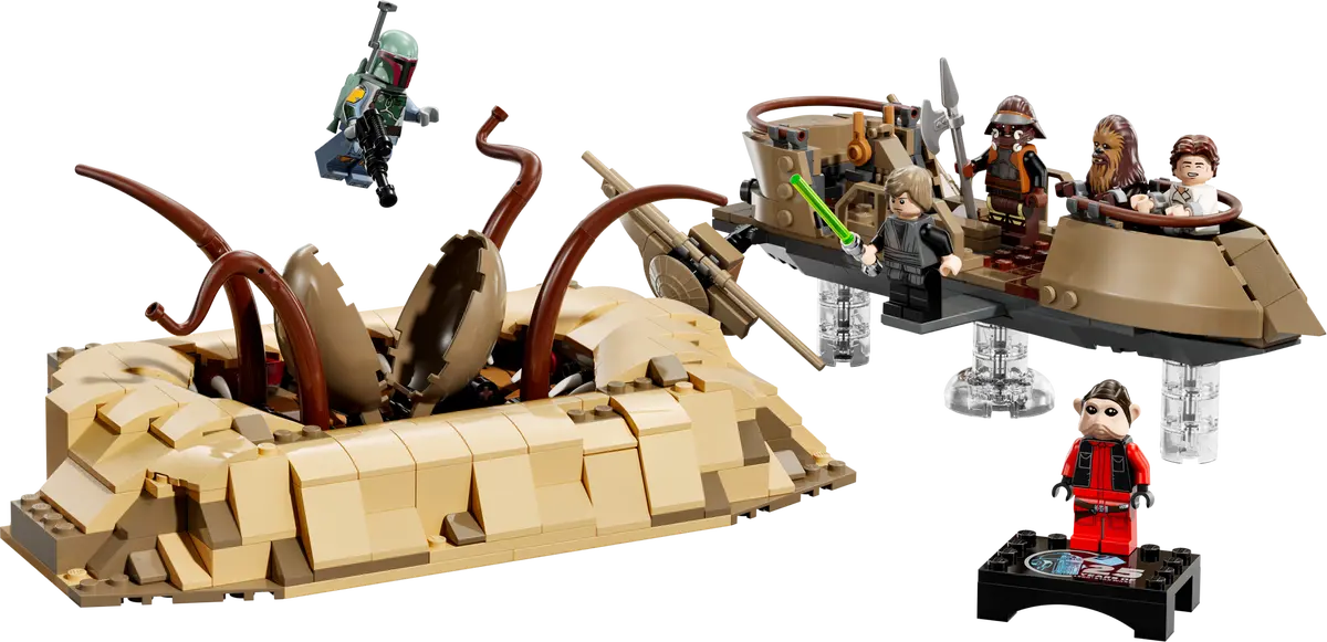 Wüsten-Skiff und Sarlacc-Grube Wüsten-Skiff und Sarlacc-Grube