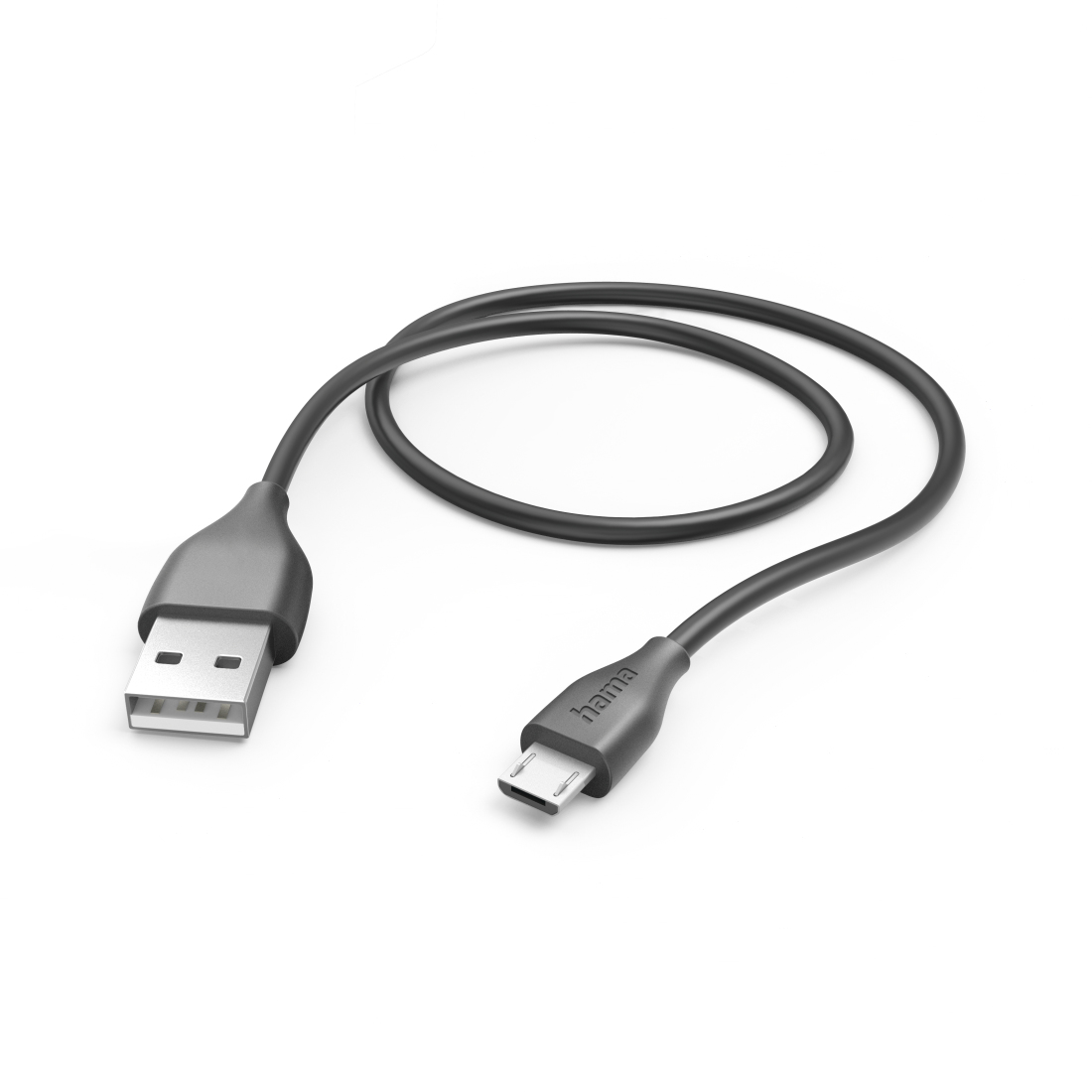 Ladekabel, USB-A - Micro-USB, 1,5 m, Schwarz (201586) Ladekabel, USB-A - Micro-USB, 1,5 m, Schwarz (201586)