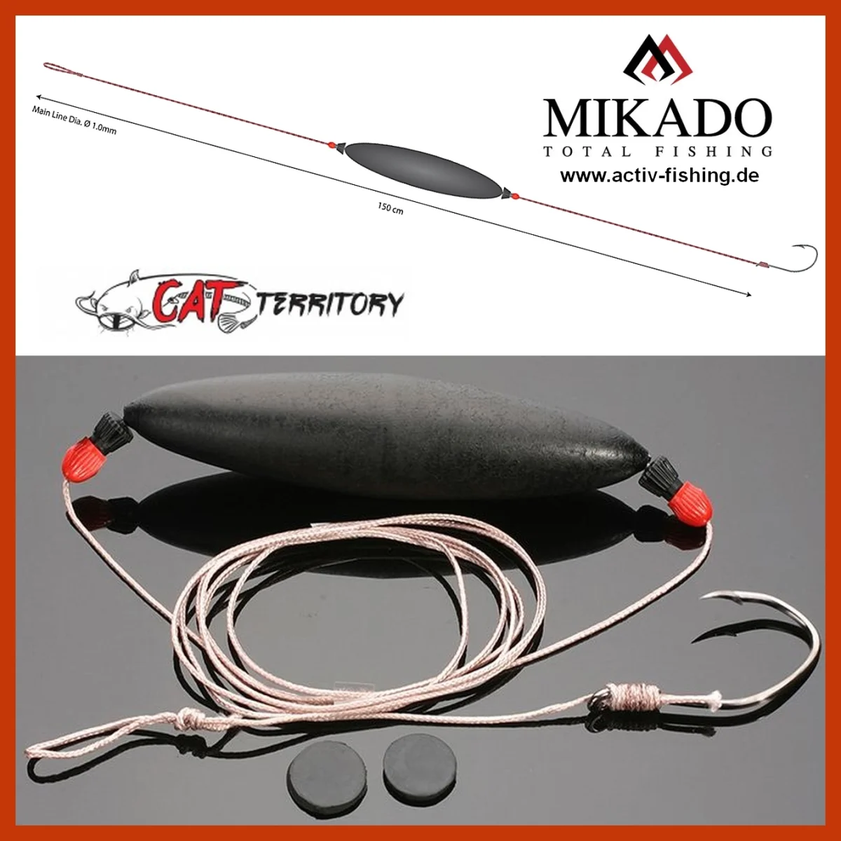 INTRO CAT - 30g/150cm/ HAKEN 4/0