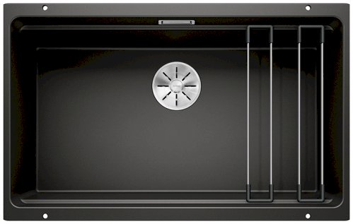 ETAGON 700-U schwarz, o.AF, m. Set ETAGON-Schienen (Blanco) Aussteller