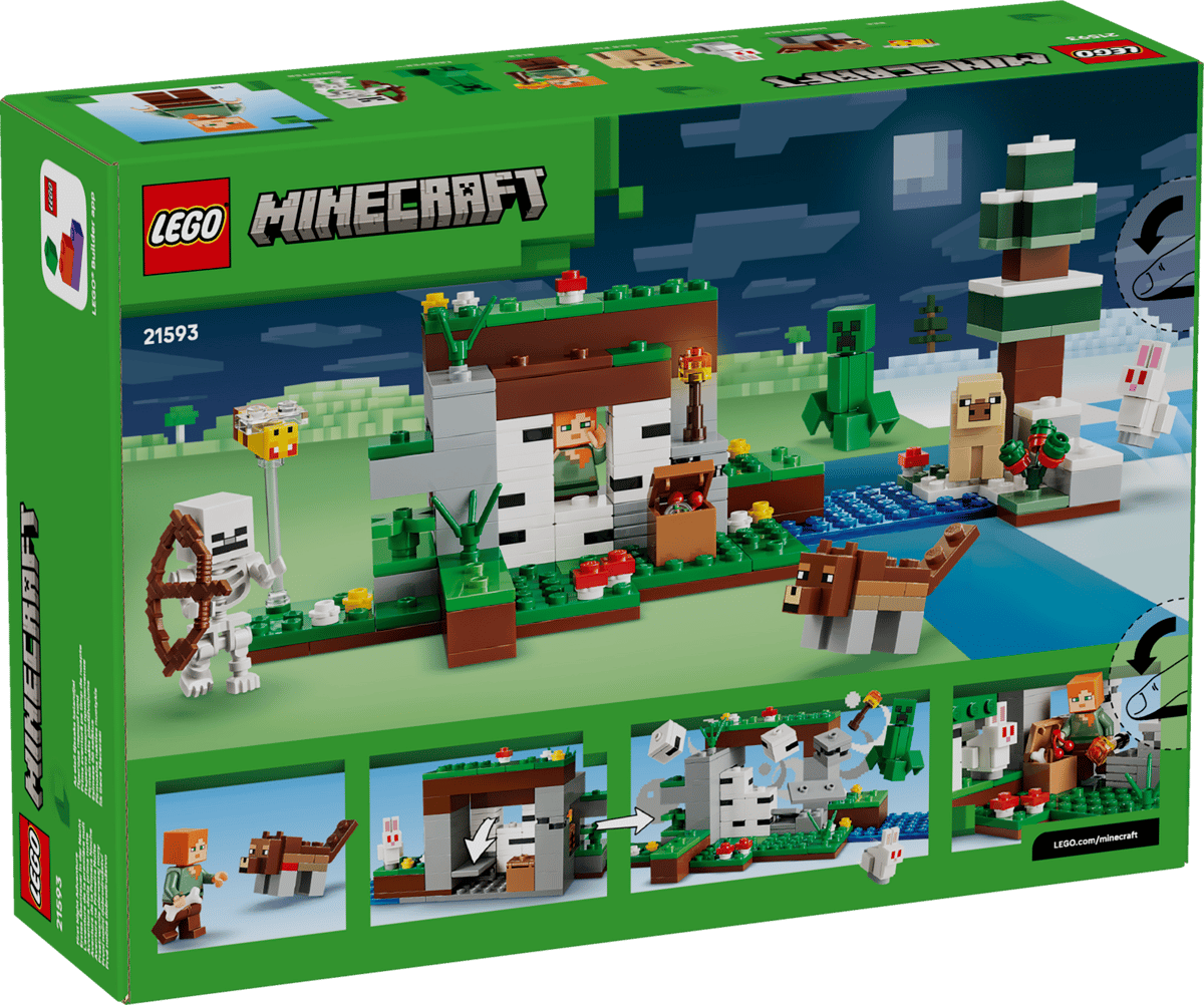 Minecraft, Lego, Set, Winter, Schnee