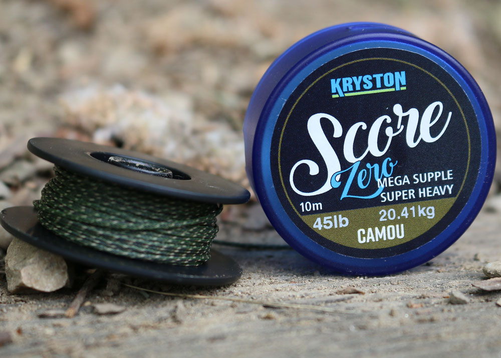 10m 45lb Score ZERO Leadfree Leader Muddy brown