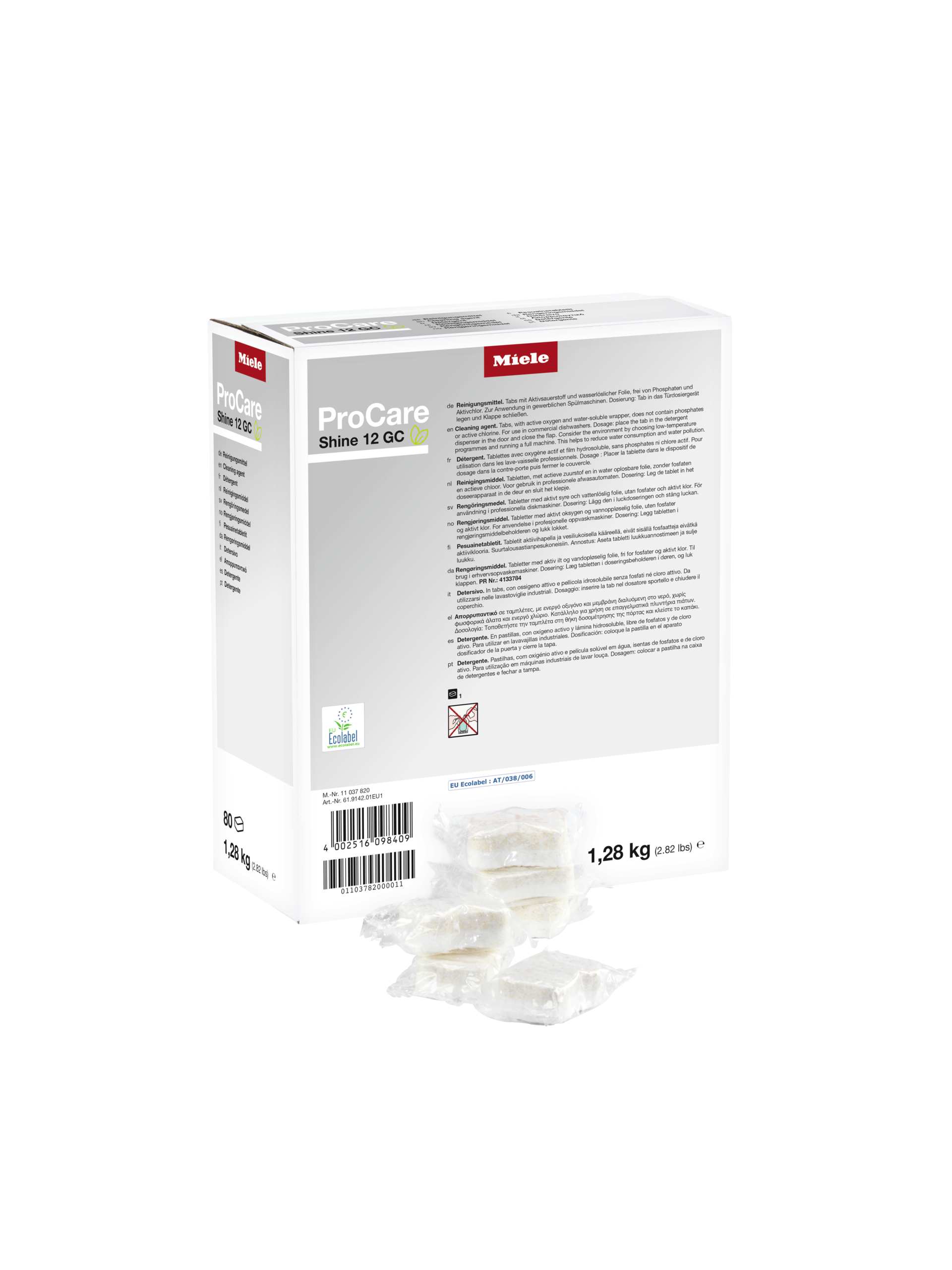 ProCare Shine 12 GC - 80 Tabs Reiniger-Tabs, 80 Stück (11037820) Papier, Bandage, Erste Hilfe