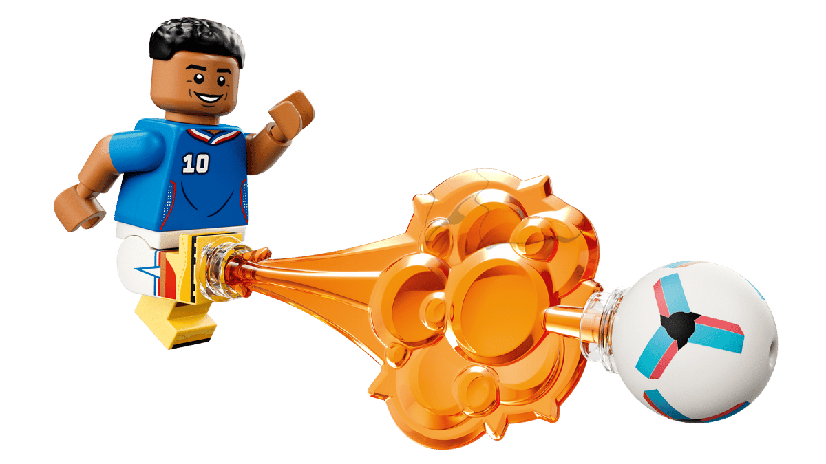 Lego Figur, Mini-Figur, Einzelteil, Basketballer, Raketenwerfen