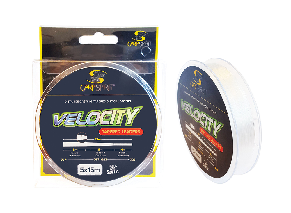 VELOCITY TAPER.LEAD.5X15M 0,23/0,57mm