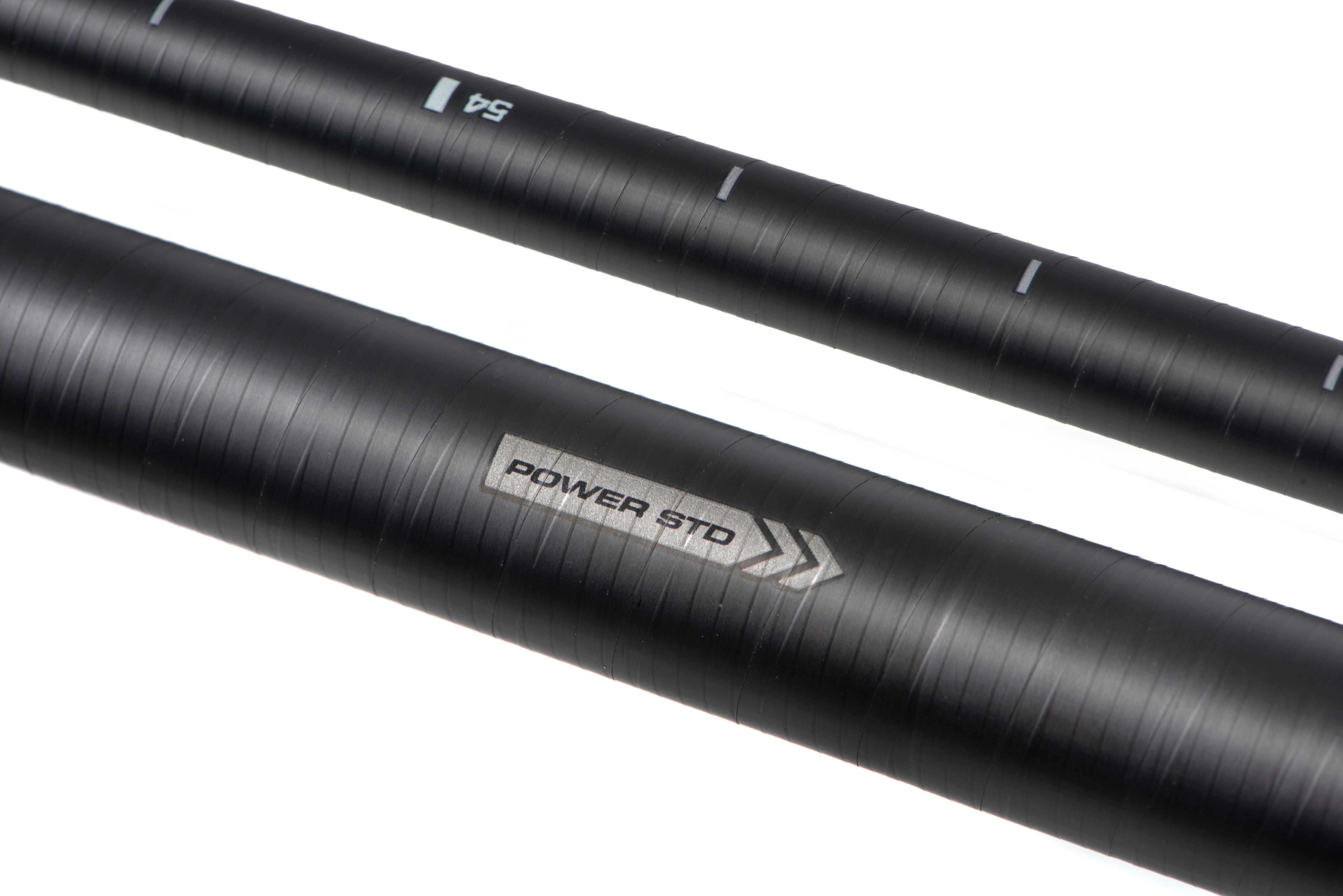 Fahrradschlauch, Schlauch, Power Stroke, Schwarzrohr, Raues Finish, Kohlenstofffaserstange, Power Stud, schwarzer Schaft, strukturierte Griffläche, lange Stange