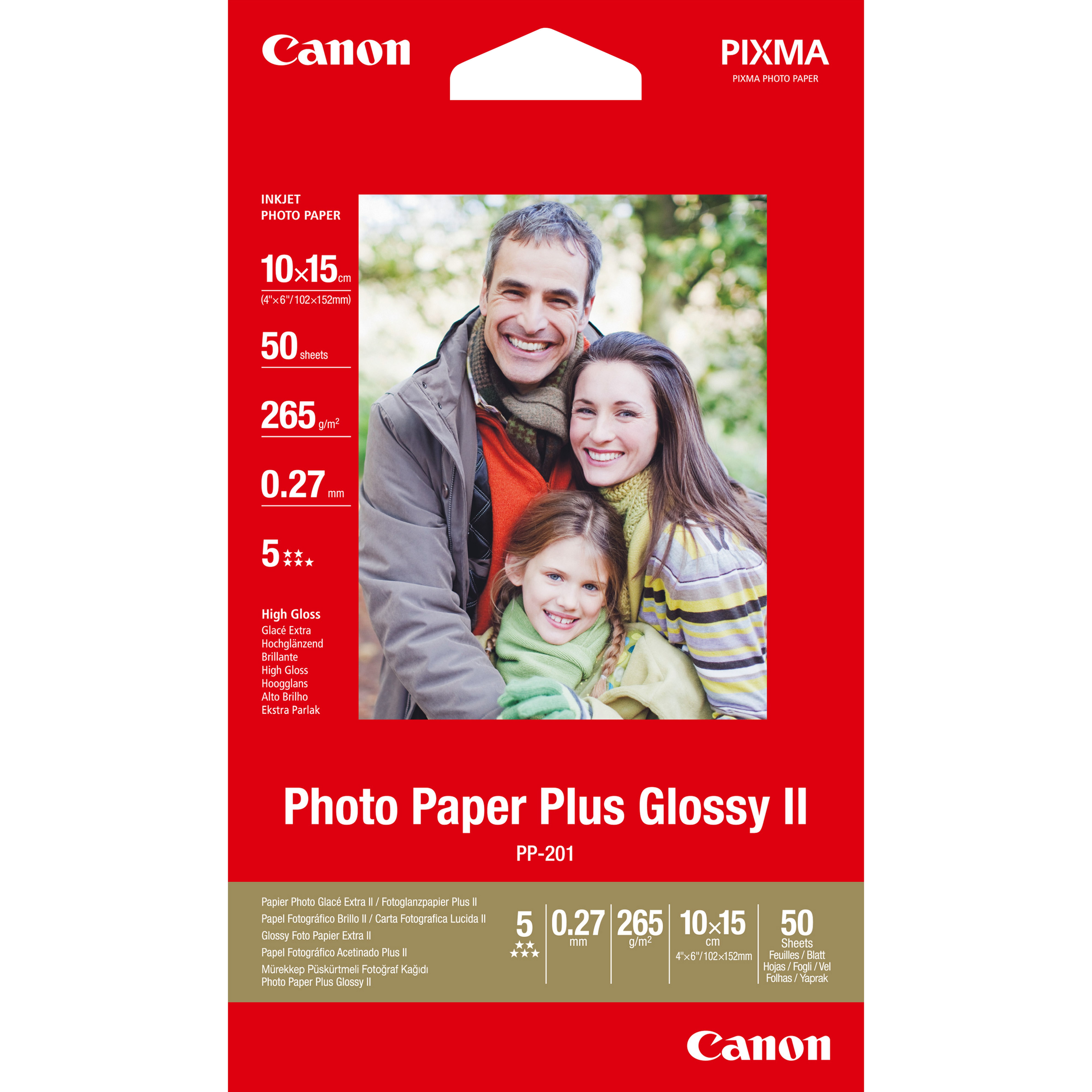 PP-201 Fotopapier hochglänzend weiß 10x15cm PP-201 Fotopapier hochglänzend weiß 10x15cm