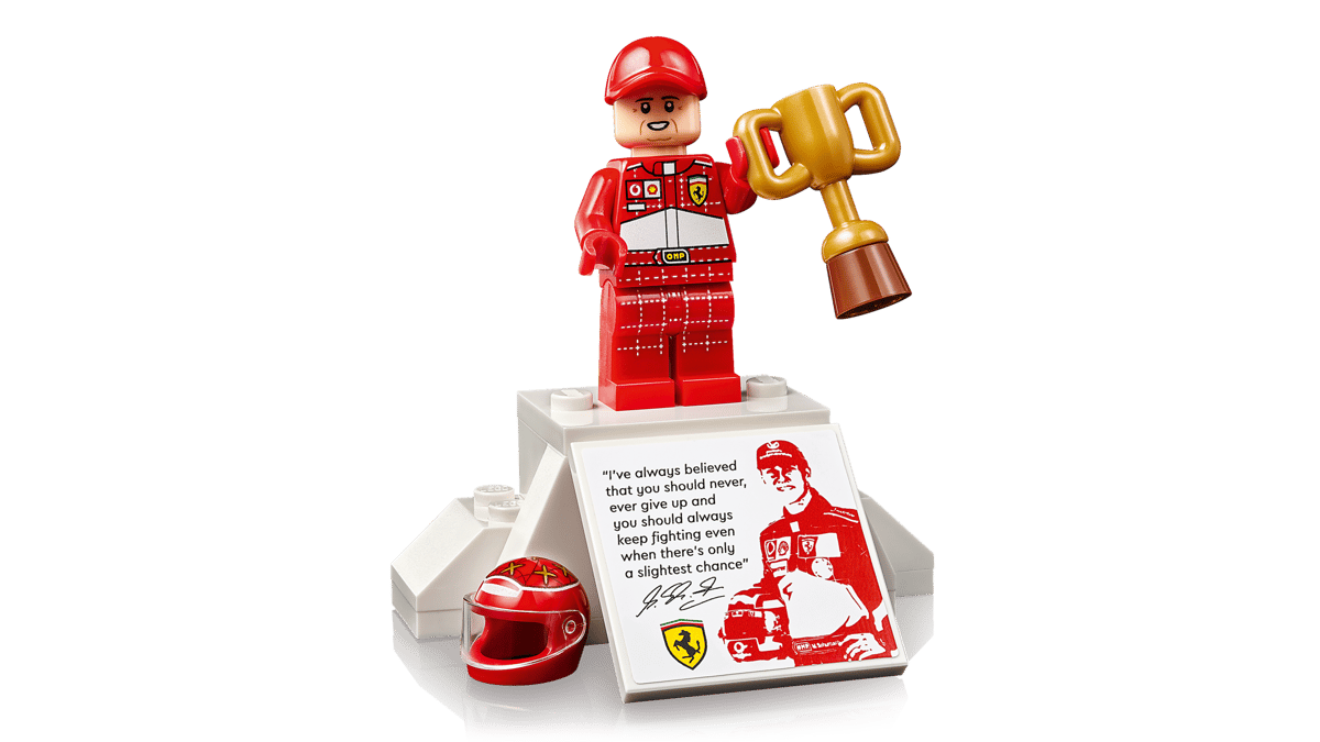 Lego, Mini-Figur, Rennrad, Trophäe, Ferrari