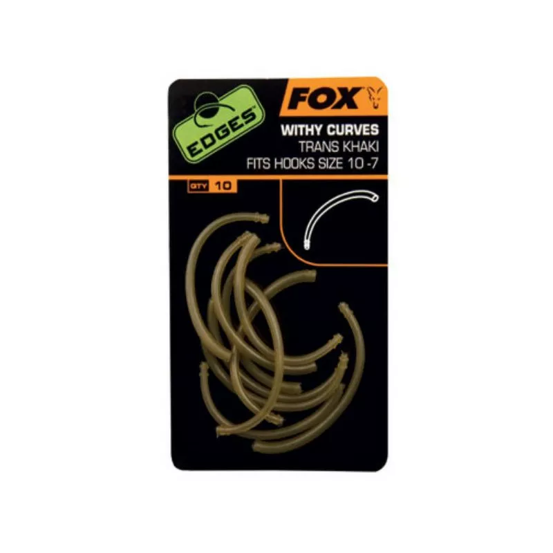 Edges Withy Curve Adaptor Hook Sz 10-7 Trans Khaki x 10