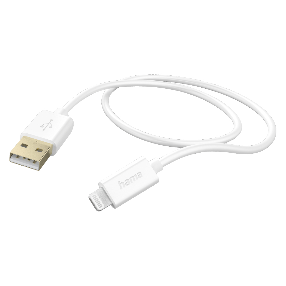 Ladekabel, USB-A - Lightning, 1,5 m, Weiß (201581) Ladekabel, USB-A - Lightning, 1,5 m, Weiß (201581)