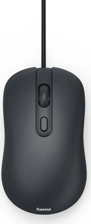 USB-Maus CM-200, optisch, 4 Tasten, ohne Klickgeräusch, schwarz (173074)