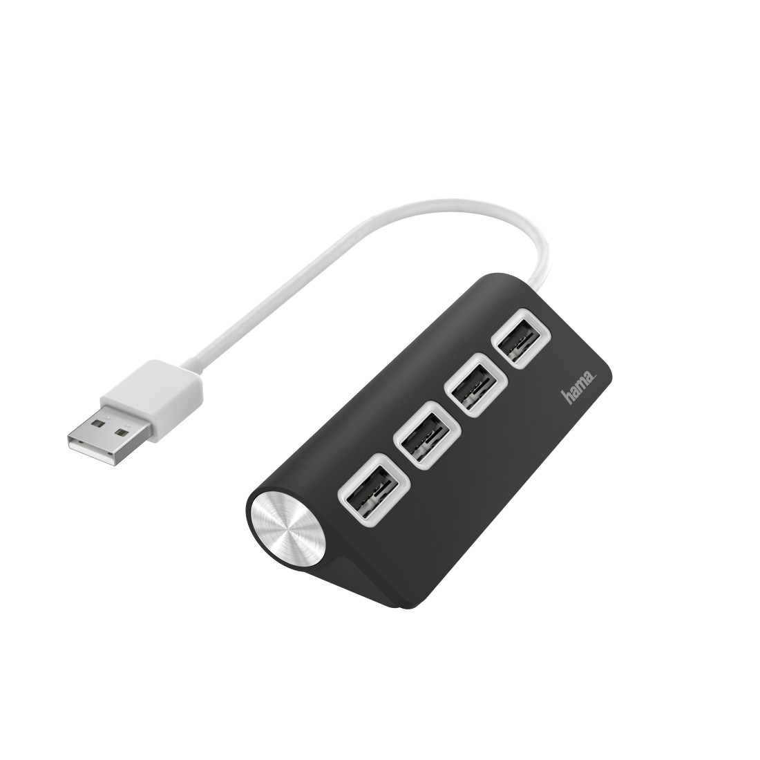 USB-Hub, 4 Ports, USB 2.0, 480 Mbit/s, Schwarz (200119) USB-Hub, 4 Ports, USB 2.0, 480 Mbit/s, Schwarz (200119)