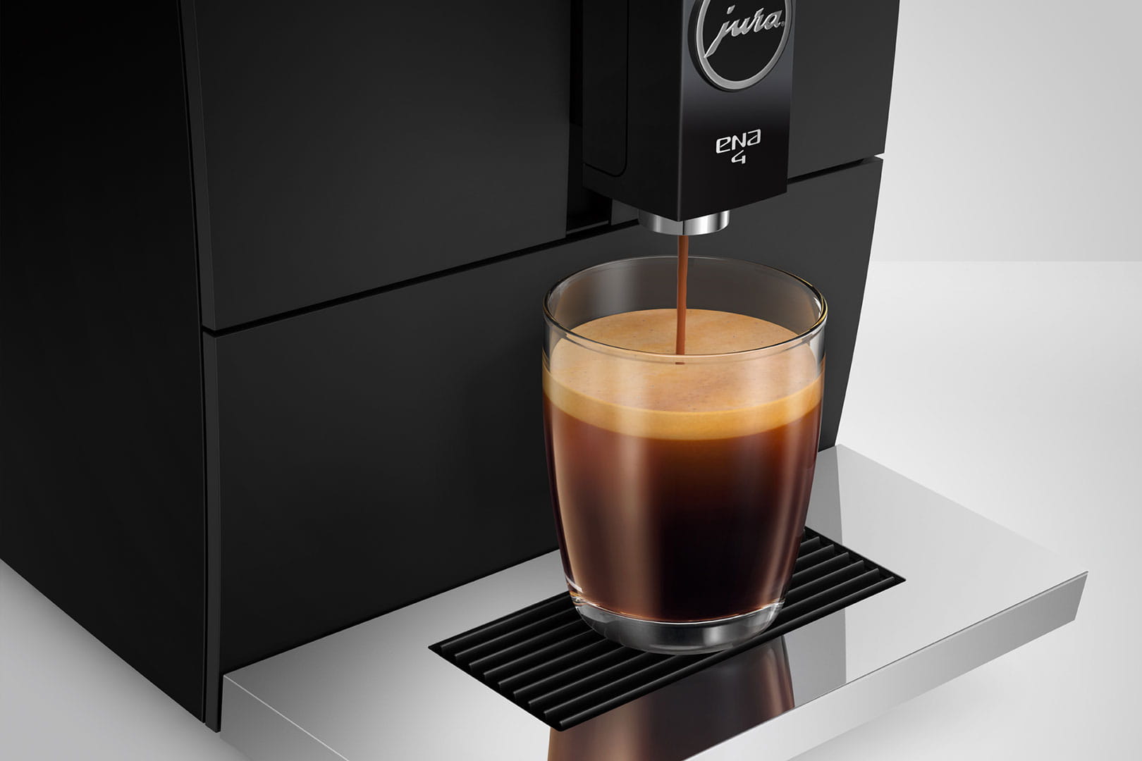 Kaffeemaschine, Kaffee, Espresso, Glas, Brühvorgang