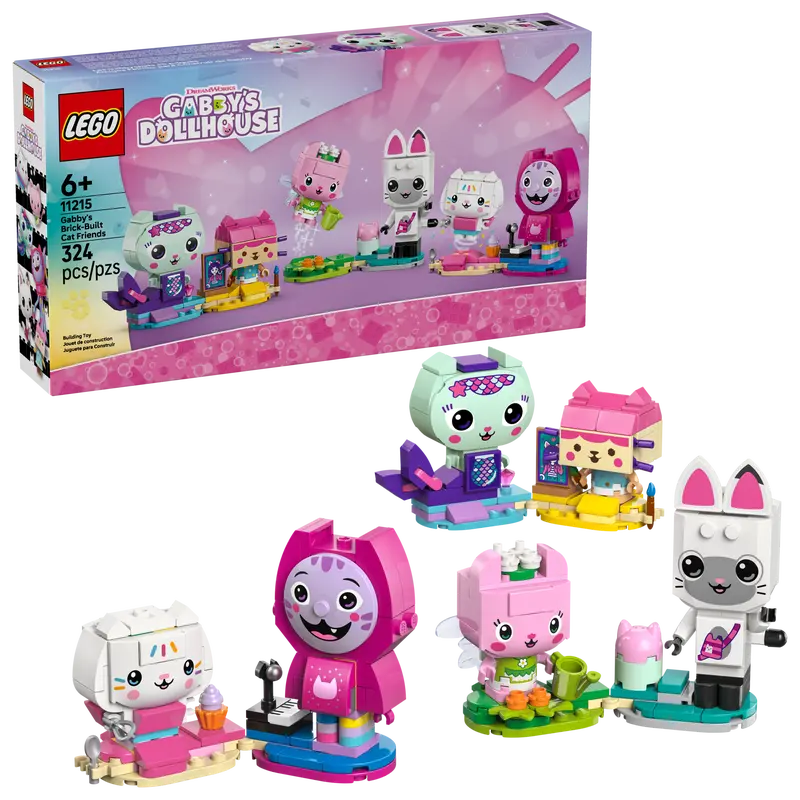 Gabbys Katzenfreunde aus LEGO Steinen