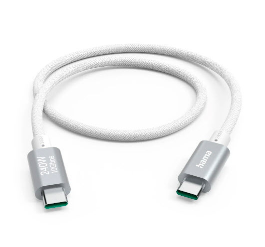 Ladekabel USB-C - USB-C, 240W, USB 3.2 Gen2, 10Gbit/s, 1,5m (201724) Ladekabel USB-C - USB-C, 240W, USB 3.2 Gen2, 10Gbit/s, 1,5m (201724)
