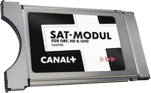 Satellitenmodul, CANAL+, Orf HD UHD, CAM702, C-förmiges Gehäuse