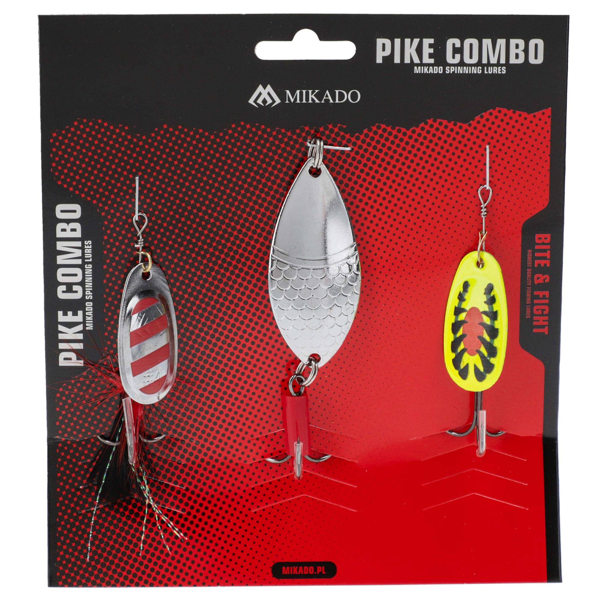 spoon spinner lure, pike combo, metal spoon, fishing lure, tournament spinner