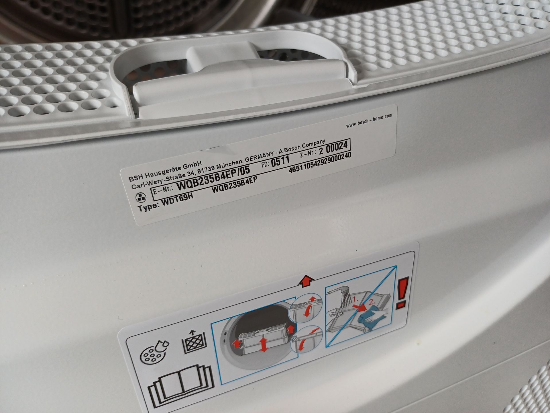 WQB235B4EP (BOSCH) Aussteller