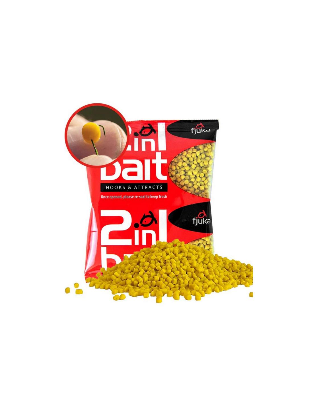 Fjuka Baits 2in1Gelb 3mm Micro 195gr. Pflanze, Blütenstaub