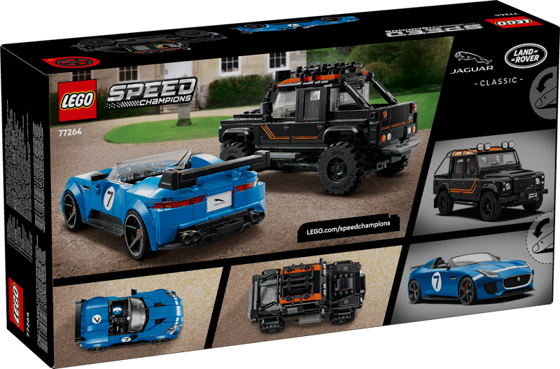 LEGO, SPEED Champions, Sportwagen, Offroad, Grau/Schwarz