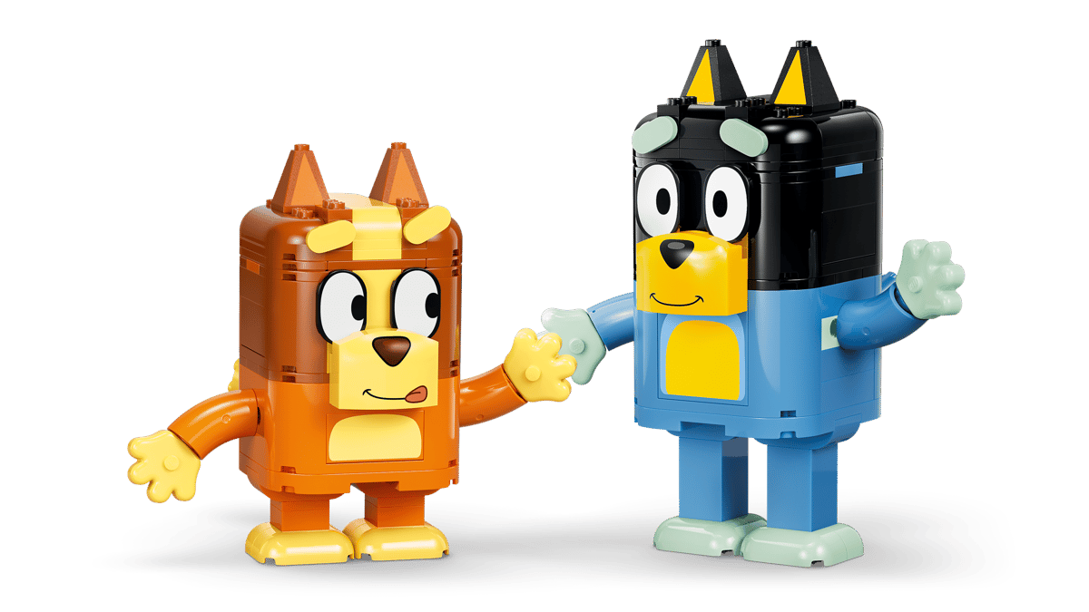 Blueys Familie aus LEGO Steinen