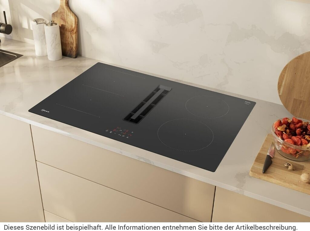 Induktionskochfeld, Glaskeramik, schwarzes Kochfeld, 4-Zonen, schlankes Küchenfeld