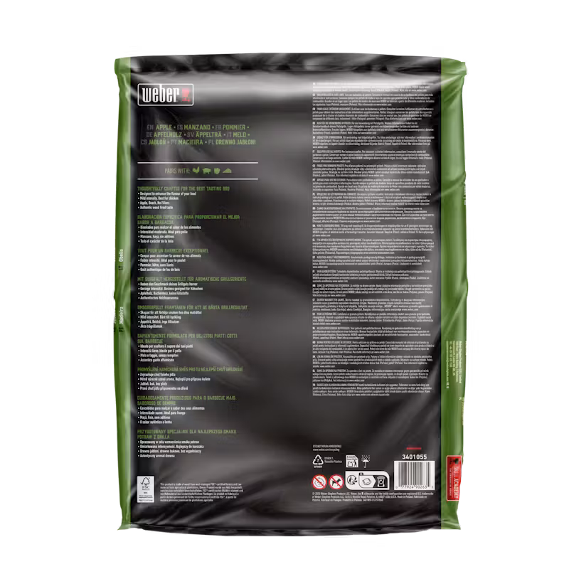 100 Prozent natürliche Hartholzpellets aus Apfelholz - 8 kg