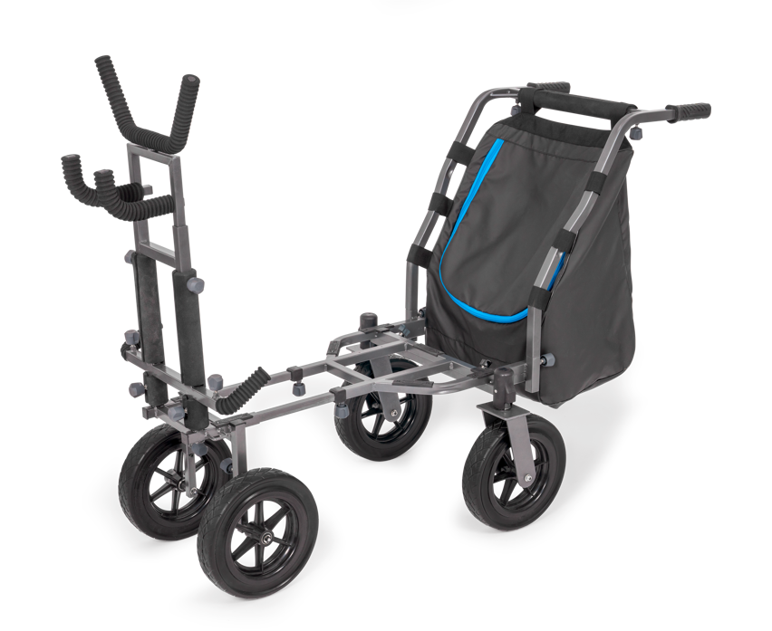 Rollstuhlbuggy, Transportwagen, Korbtasche, Stofftasche, Luftbereifte Räder