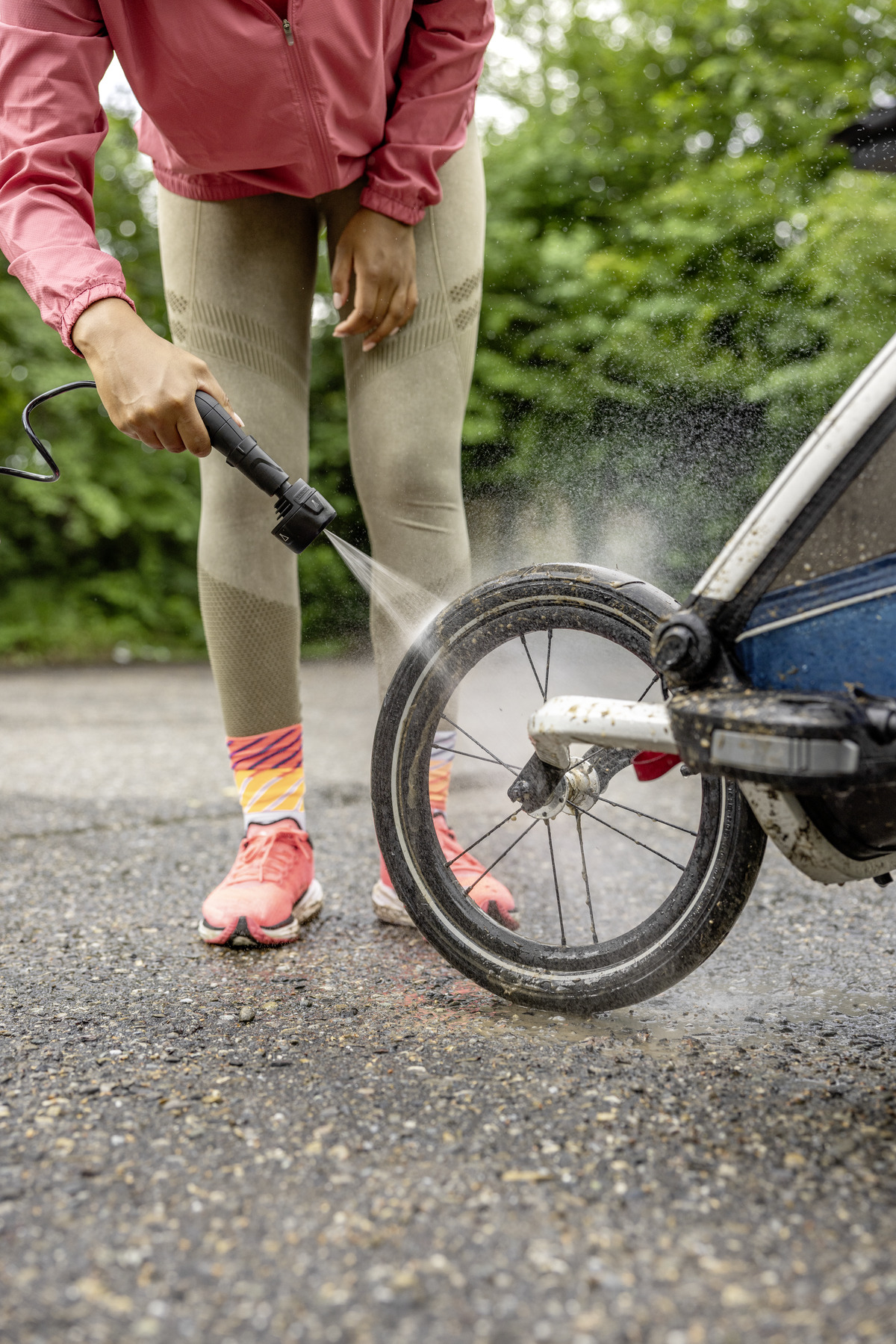Sprach, Rad, Leichtmetallfelge, Reifen, Straße