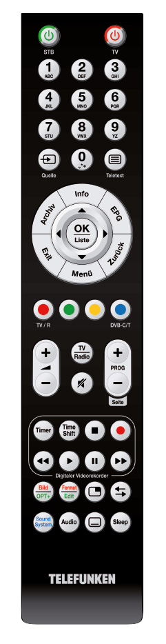 TFB1 Multimedia Fernbedienung Elektronik, Fernsteuerung