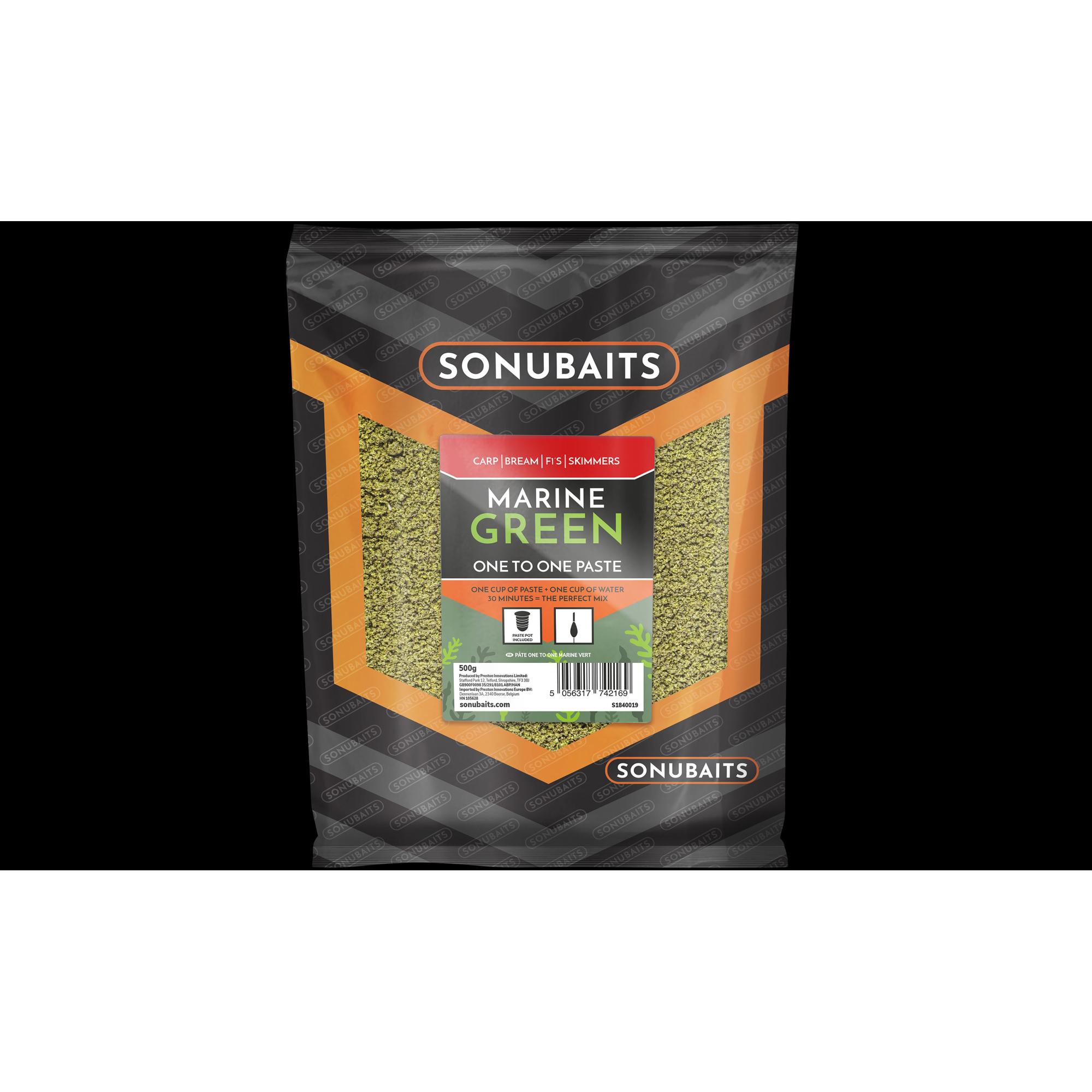 Marine Green Paste, One to One Paste, Carp Bream Skimmers, Sonubaits, Bait Bag