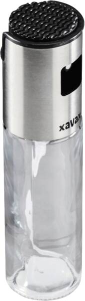 Kühlflasche, Stahl-Deckel, Glasflasche, Klickverschluss, Transparente Flasche