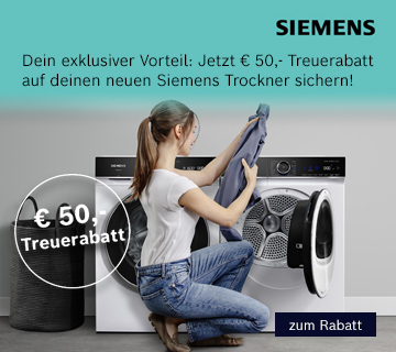 Siemens extraKlasse Treuerabatt