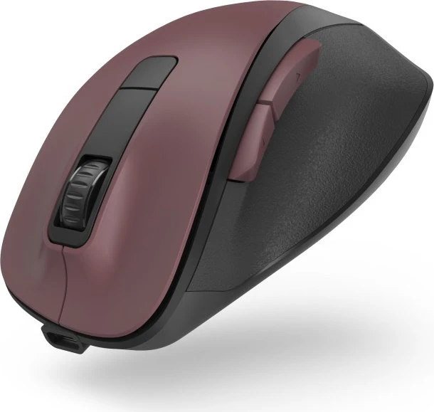 Optische 6-Tasten-Funkmaus MW-500 Recharge, Akku, ergonomisch, Bordeaux