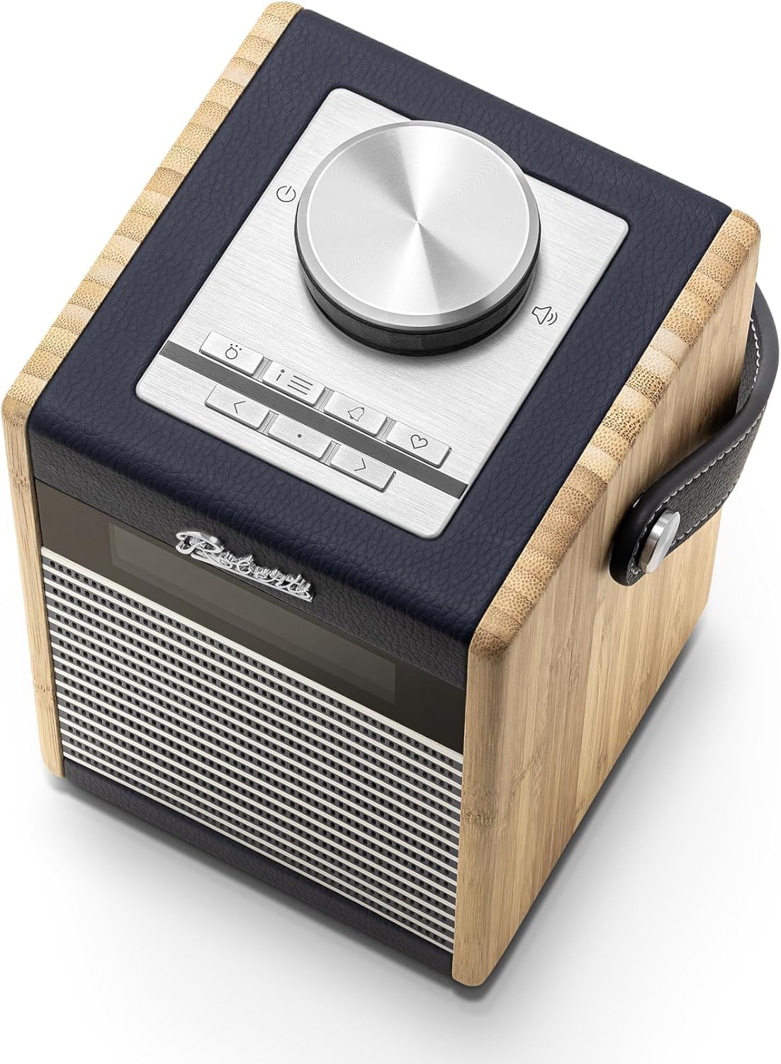 Lautsprecher, Bluetooth, Kompakt, Holz, Knöpfe