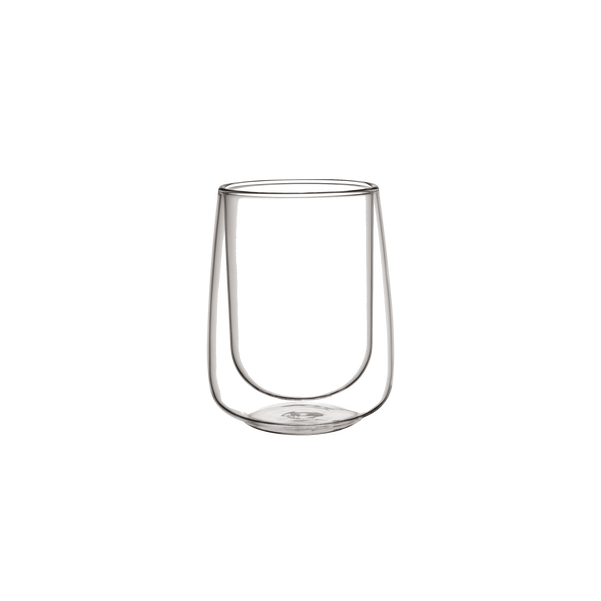 Artesano Latte-Macchiato-Becher Klar, 250 ml, Borosilikatglas, Set 2-tlg.