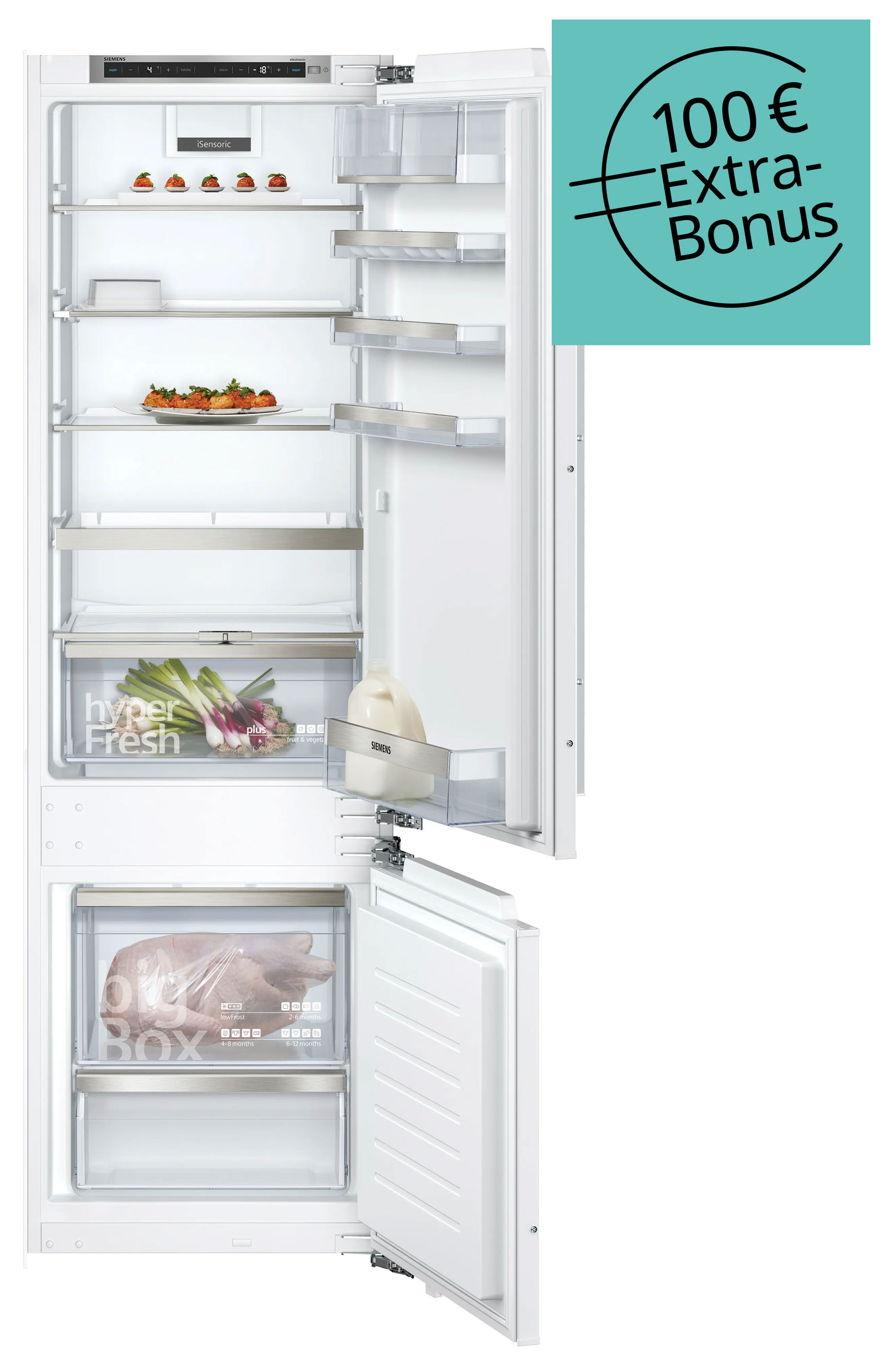 Kühlschrank, Nutzinhalt, Lederspar, Flaschenfach, Gemüsefach